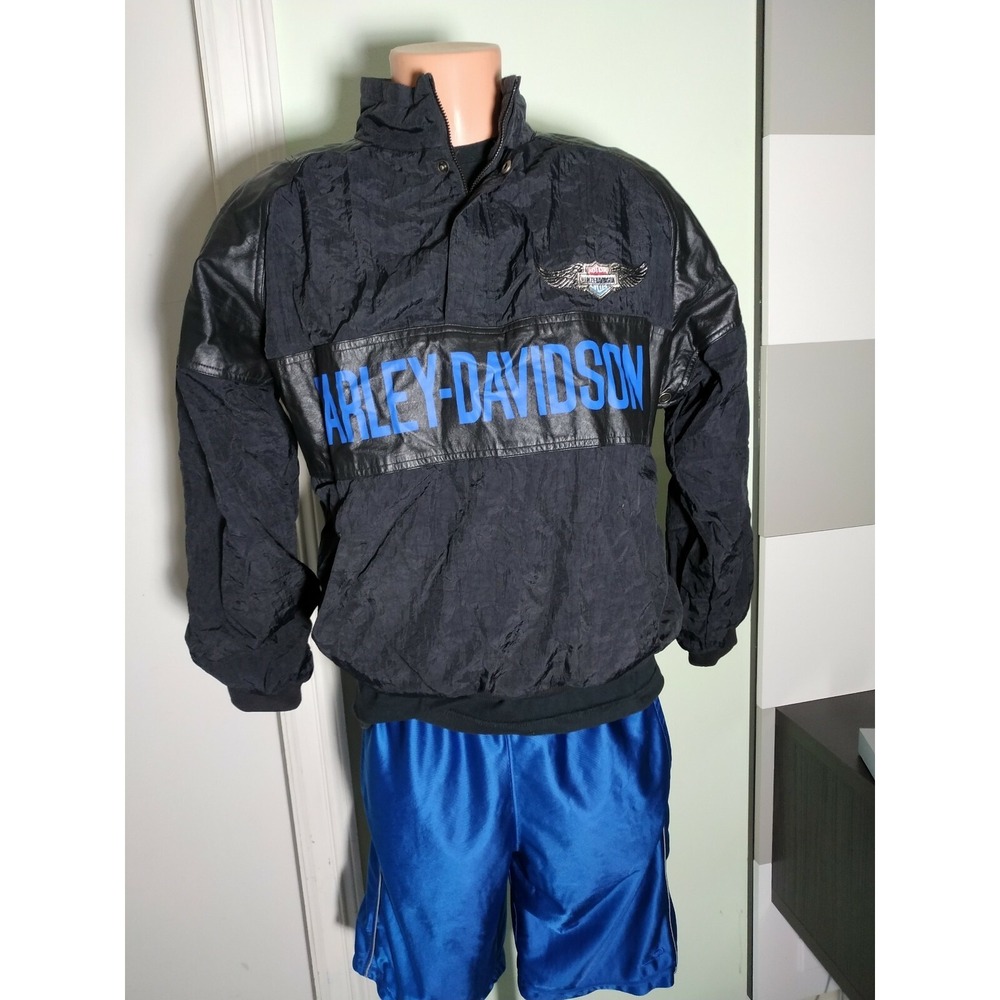 Harley Davidson Mens M Jacket Lined Windbreaker By Ixspa @21